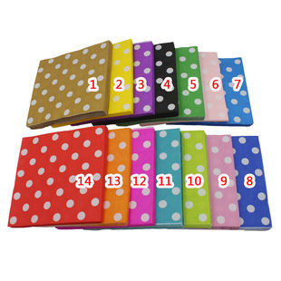 Polka dot pattern napkin color printing napkin wedding restaurant paper party decoration paper