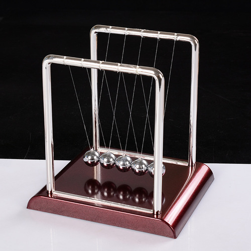 Energy Conservation Physics Newton's Pendulum Square Large, Medium and Small 3 Elastic Ball Model Ornaments New and Unique Gifts