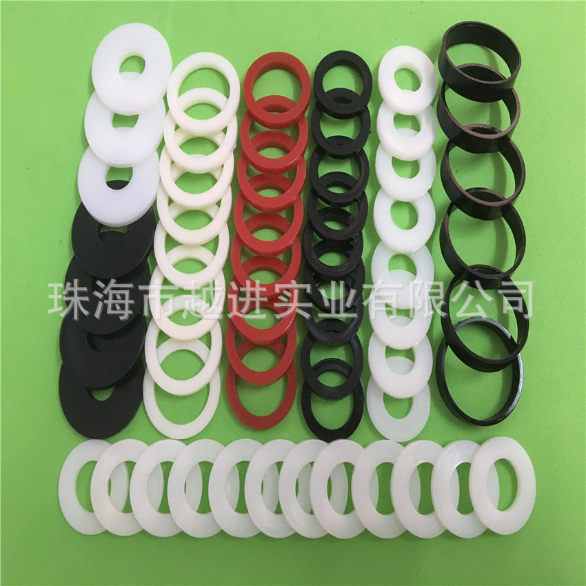 现货供应 耐磨塑料垫圈 耐高温尼龙绝缘平垫 非标定做