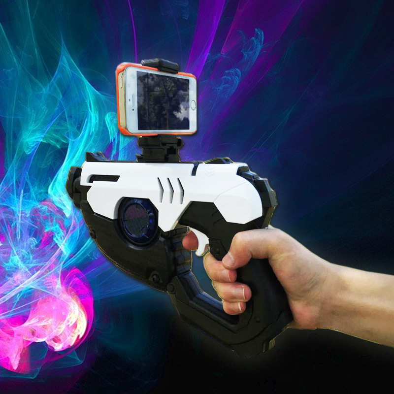 厂家直销2017新款ARGUN游戏枪 减压4D增强现实蓝牙智能手枪玩具|ms