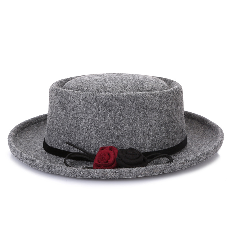 2020 sombrero de Jazz de lana estilo coreano sombrero de mujer otoño e invierno al aire libre cálido sombrero de mujer Amazon fábrica al por mayor image 1