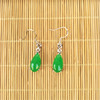 Fashionable earrings jade, city style, Birthday gift, wholesale