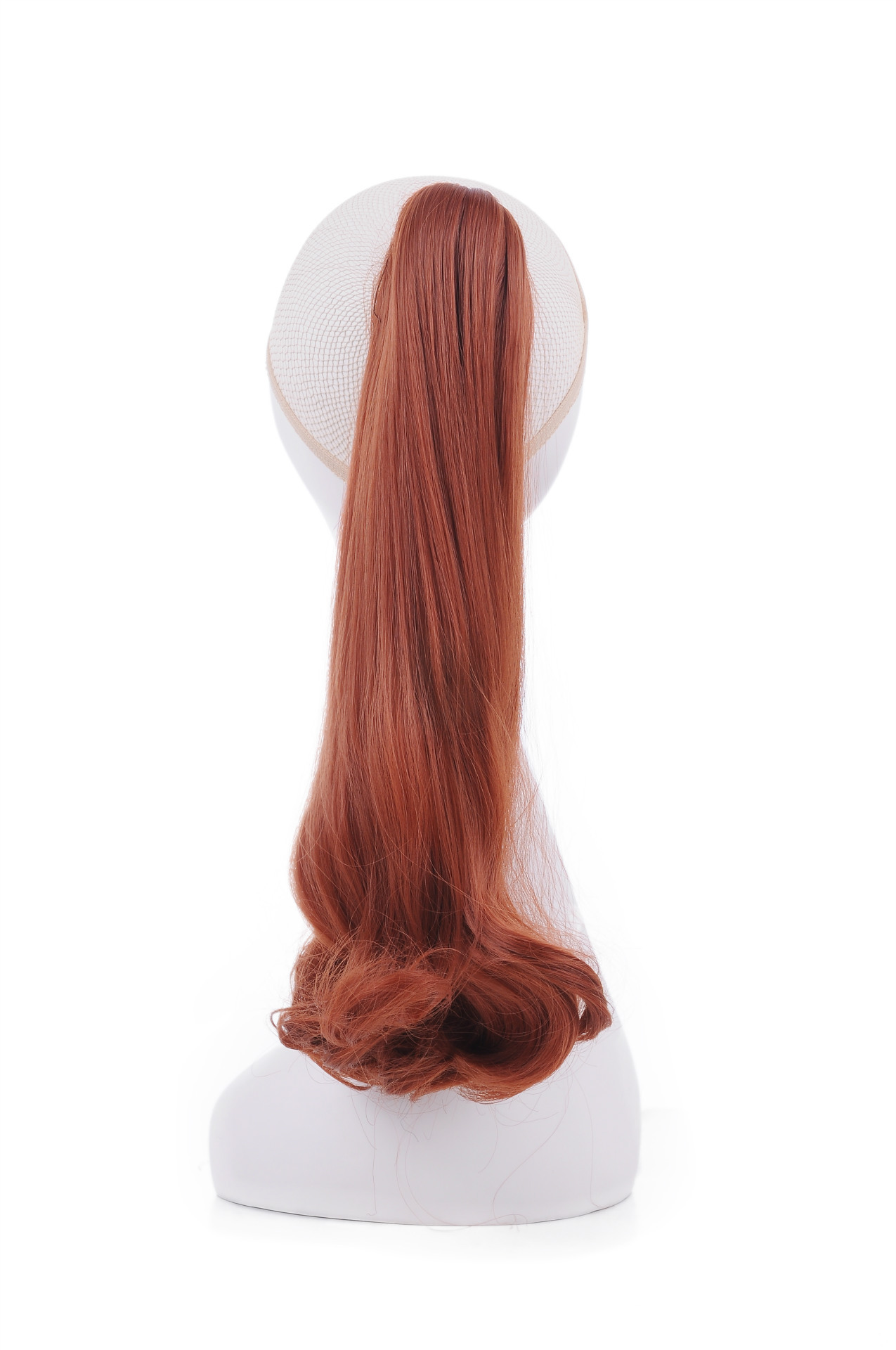 Cabello largo Europa América África exportación de alta temperatura pelucas cabello de cola de caballo cabello verdadero otras fibras químicas