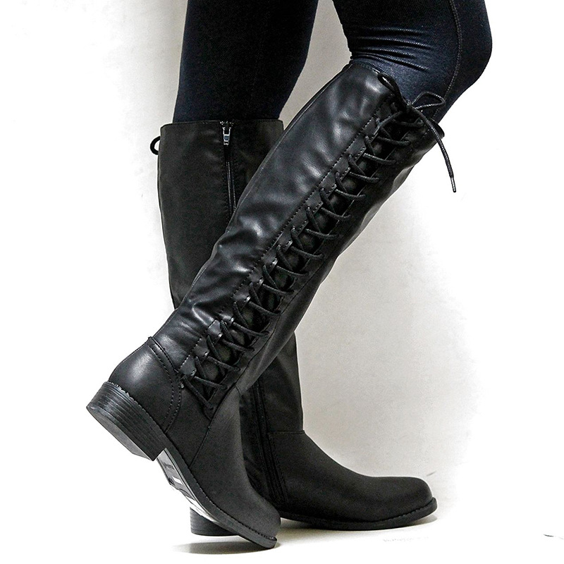 Bottes femme en PU artificiel - Ref 3354775 Image 4