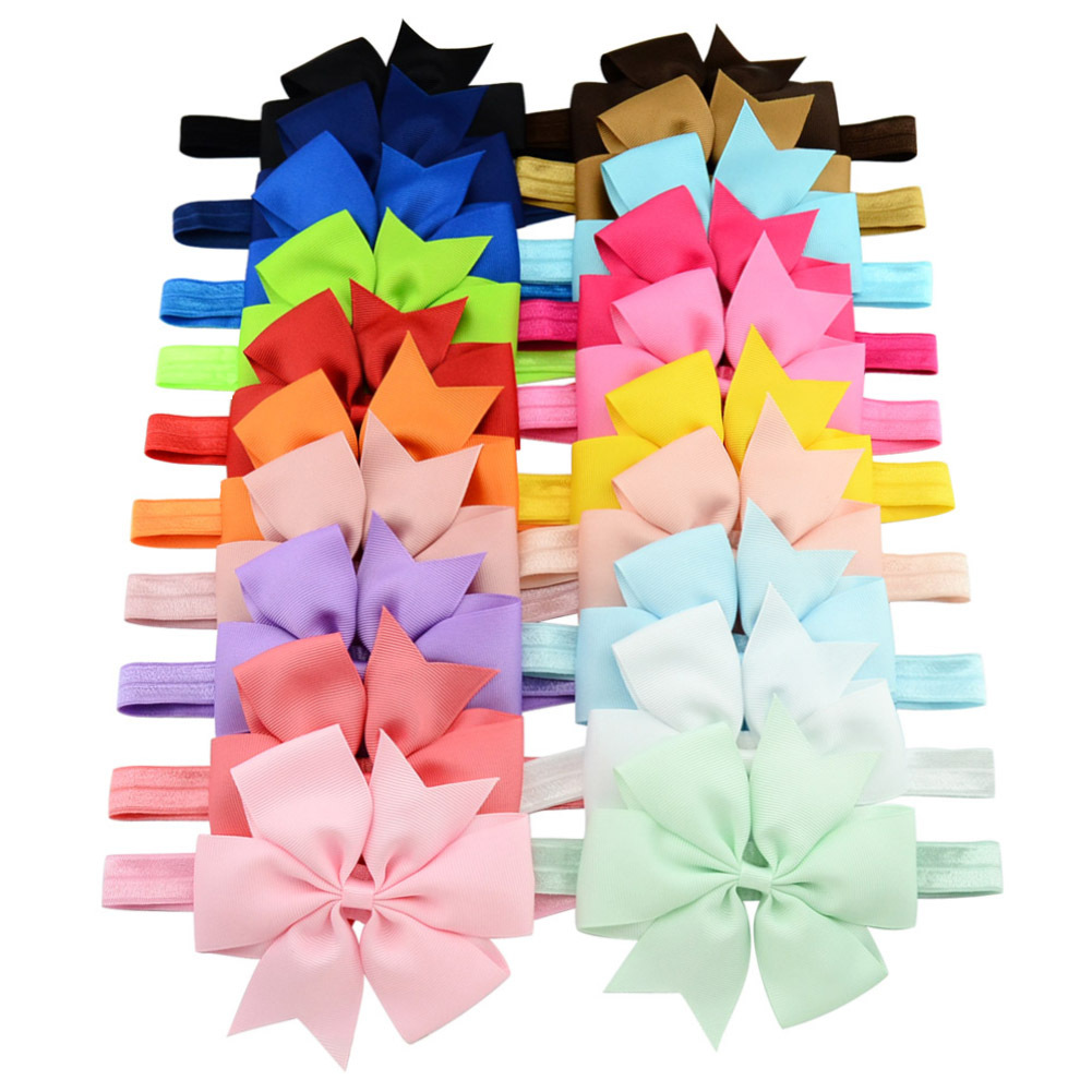 Children's Hairband Ribbon Bow Hairband European And American Children's Accessories display picture 4