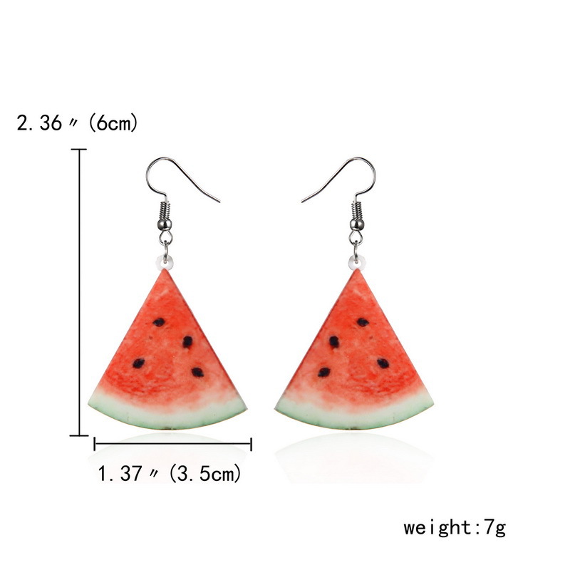 1 Pair Fashion Fruit Arylic Women's Drop Earrings display picture 4