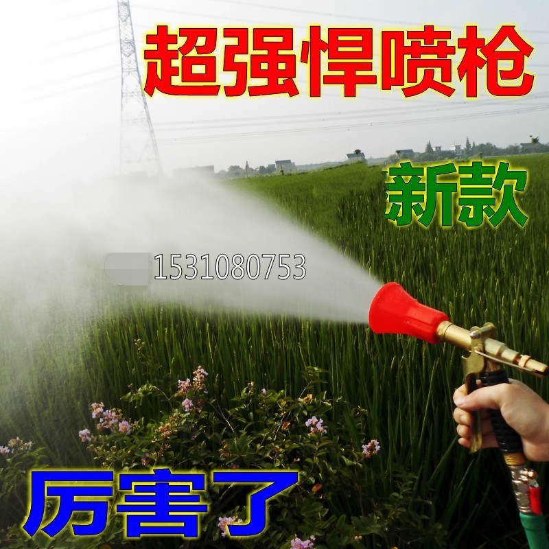 超级喷枪/正品机动喷雾器高压打药机园林水泵喷枪喷药雾化远射