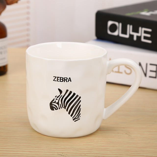 zakka杂货陶瓷一口杯手捏动物卡通杯专供超市杯子日用百货陶瓷杯
