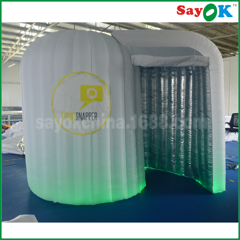 Inflatable Round Kiosk充气圆顶照相亭 便携式蜗牛充气屋照相亭