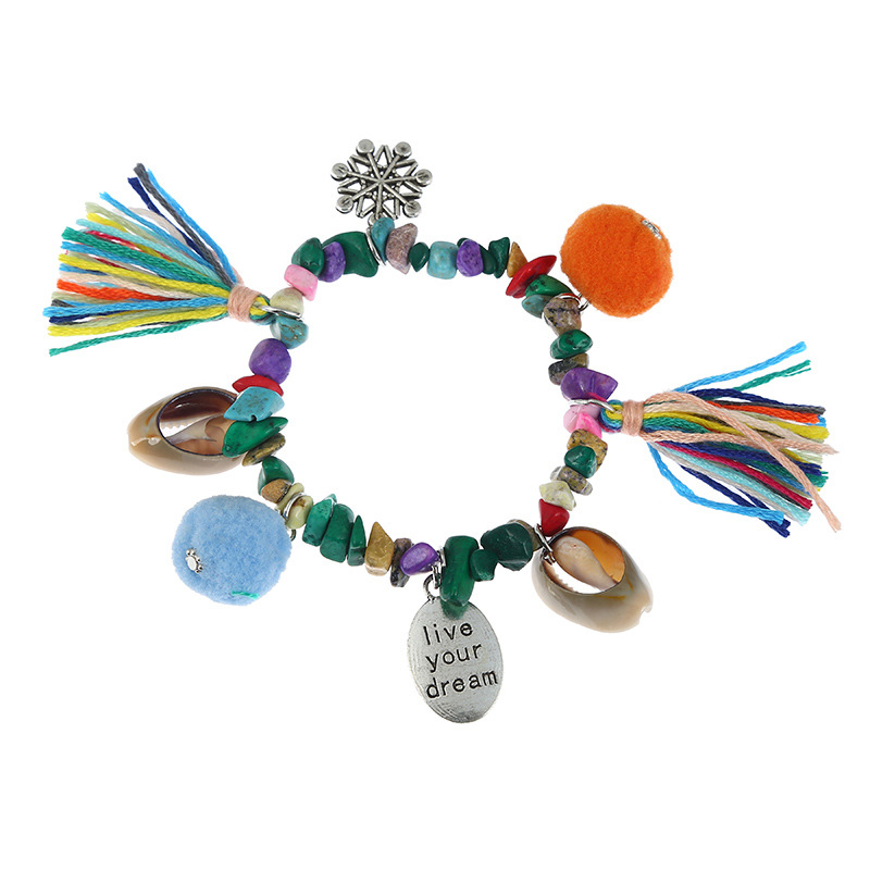 Fashion OL shellBracelet (Lake blue)NHNNZ3018-Lake blue