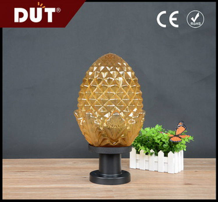 Factory production wholesale pineapple-shaped lampshade plastic outdoor landscape wall lamp shade Factory production wholesale pineapple-shaped lampshade plastic outdoor landscape wall lamp shade