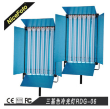 耐思三基色冷光灯 常亮灯 反光面板 摄影附件 RDG-06 6灯管 耐思