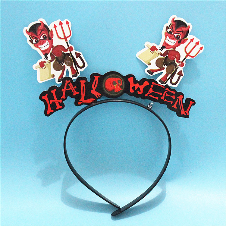 Fashion Pumpkin Bat Headband Cute Headbands Party Dress Up display picture 4