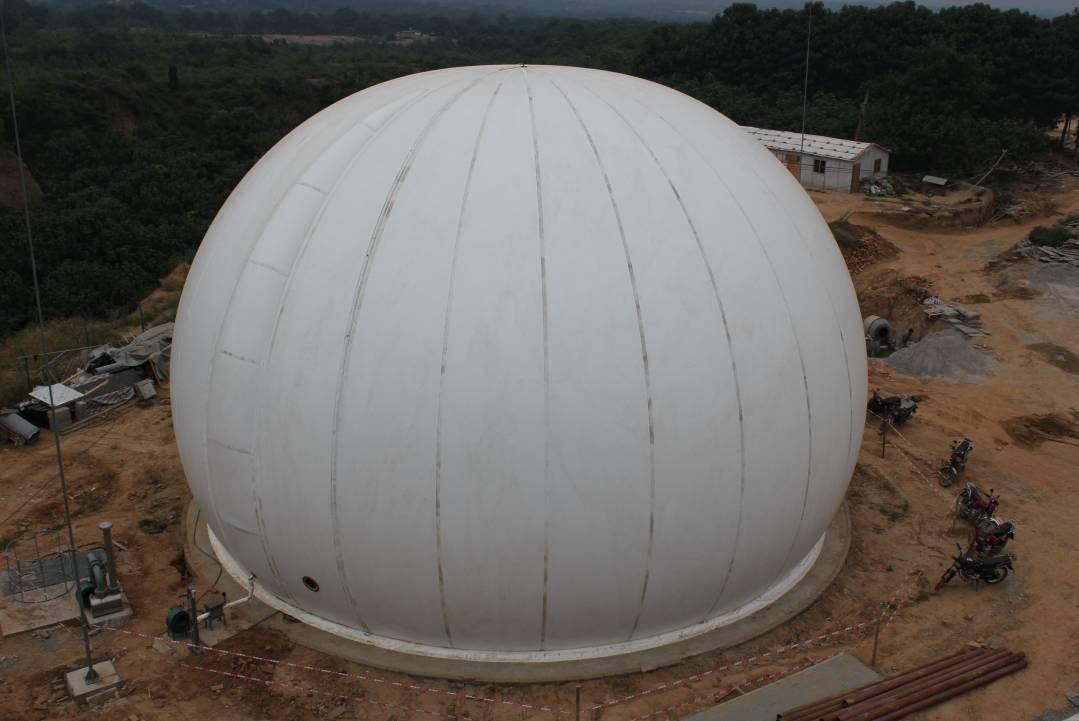 拼装罐  卧式连续干发酵 独立双膜柔性储气柜 一体化双膜柔性气柜