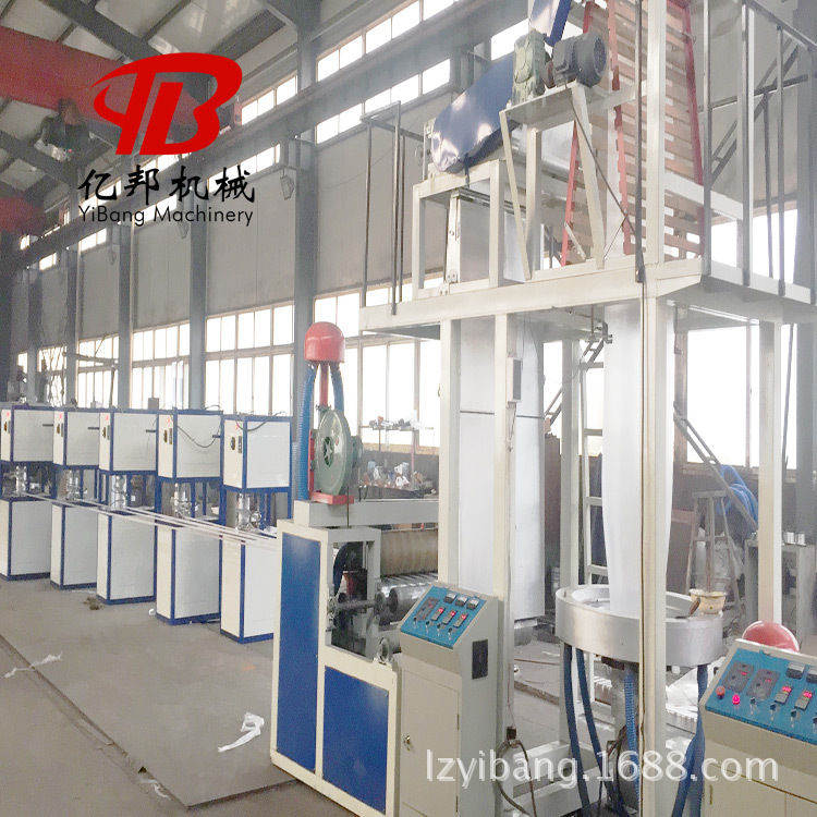 SJL立式风冷上吹PP撕裂膜拉丝线塑料尼龙撕裂带绳机组