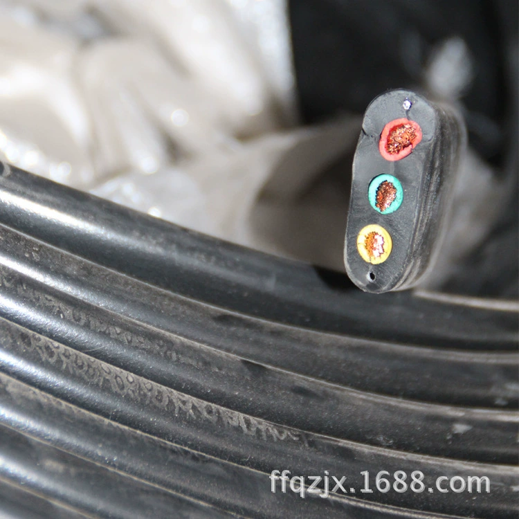 YVFB 3 -core electrical equipment uses flat cables with flat cables