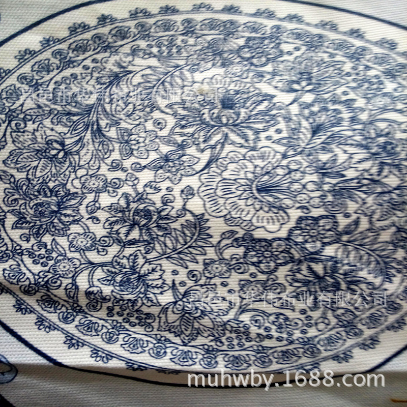 全棉帆布双经双纬印花帆布 四季布 床品窗帘浴帘面料