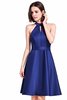 summer European style evening dress sexy back V Tuxedo Dress