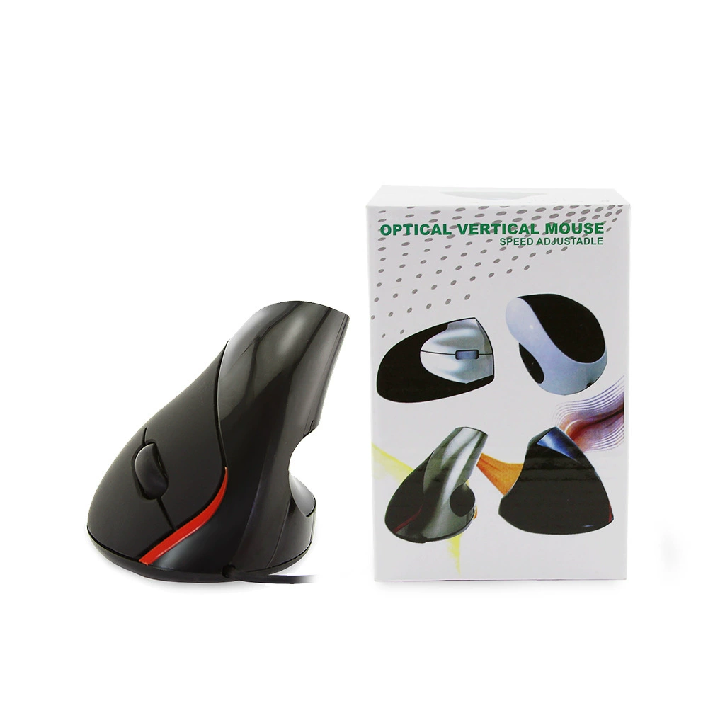 Wired Ergonomic Vertical Mouse (CM0001), USB Upright Grip, Compact 101×76×82 mm