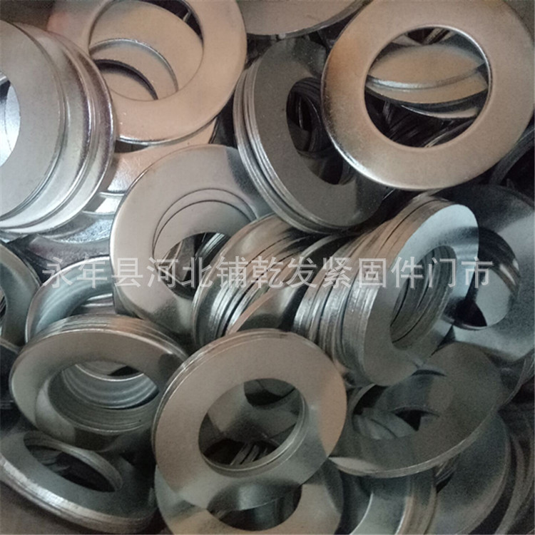 现货供应 镀锌大平垫圈 36×64×3 大外径 加厚 煤矿专用垫圈