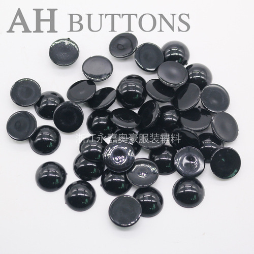 Wholesale doll animal teddy bear toy doll oval semicircle black mushroom button eye button