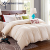 雪格保暖90%白鸭羽绒被米色1.4KG加厚冬被被芯团购批发一件代发|ms