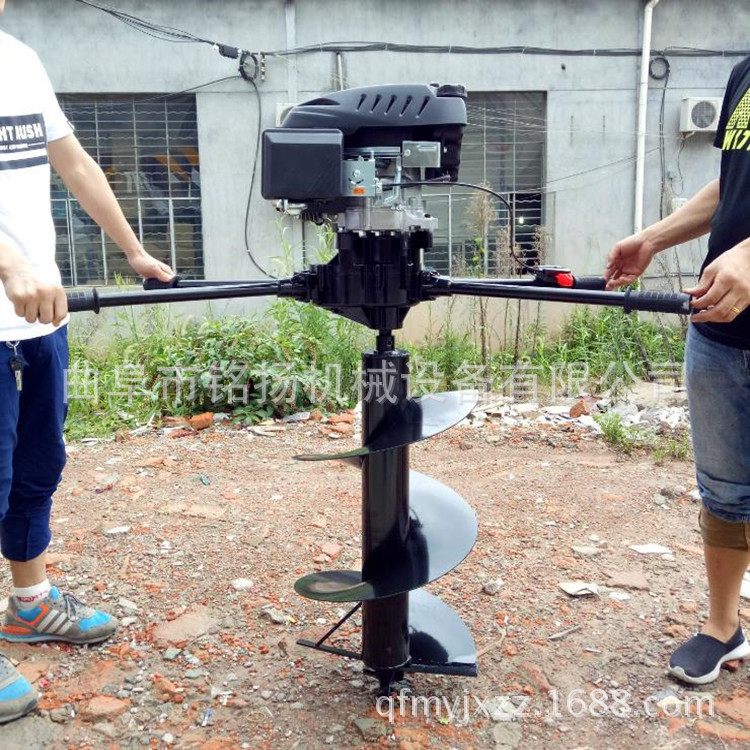 操作简单车载式挖坑机 手持多能挖坑机 电线杆打洞机