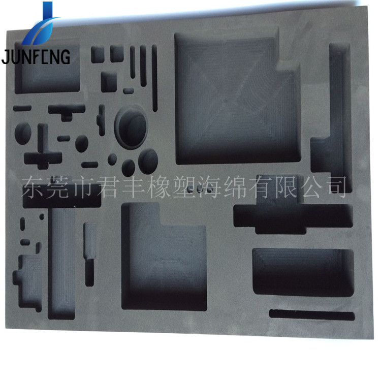 东莞君丰EVA雕刻镂铣研磨冲压EVA内衬、异形包装盒内衬制作