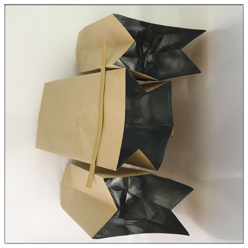 含气阀密封条牛皮纸镀铝袋250克中封风琴500g现货1KG咖啡包装袋厂