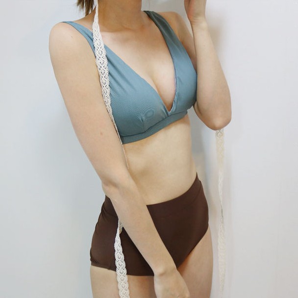 韓國東大門代購春夏新品復古舒適簡約分體式泳裝-BE-WITCH6594