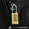 Small all -bronze wheel password hanging lock (21mm4 wheel) Yiwu copper password hanging lock spot white box packaging