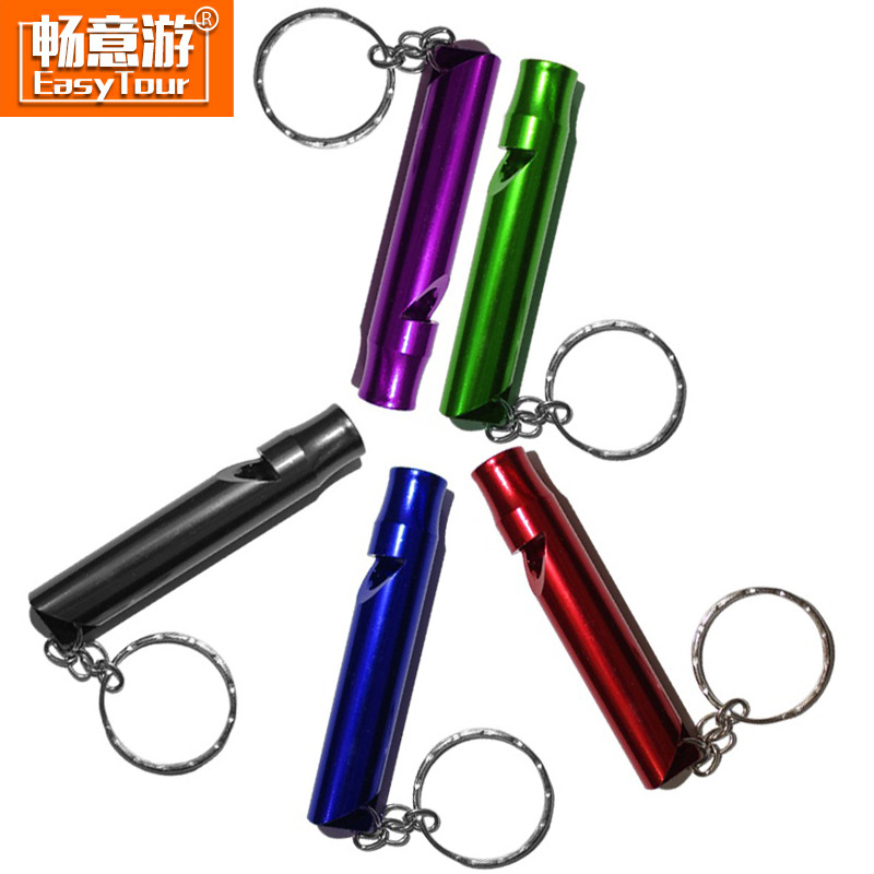 Chang Italian tour outdoors Supplies Metal Survival whistle SOS Whistle Lifesaving whistle Aluminum whistle Running whistle