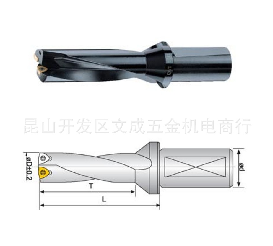 Nine9 4倍暴力钻 规格99304-25 NPD25-100S32 适合刀片N9GX05T308