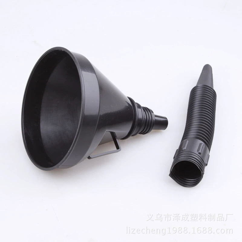 Extending tube motorcycle cars using injection molding plastic gas filter with filter filter refueling emergency refueling funnel
