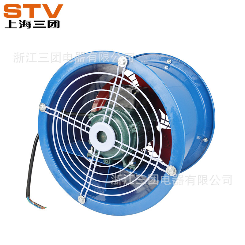 三团管道式轴流通风换气扇SF-4#/0.55KW工业排烟抽风扇SF系列风机