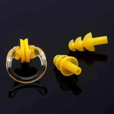 Nose clip Earplugs suit currency silica gel waterproof Earplugs Manufactor box-packed Earplugs Nose clip Swimming Earplugs