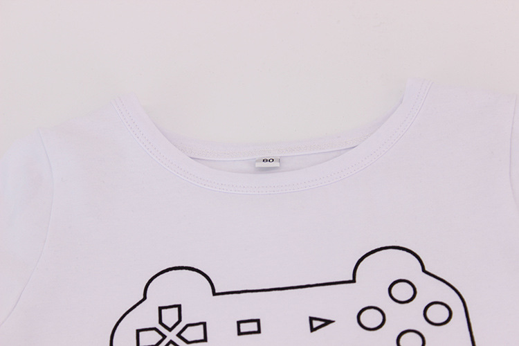 Fashion ClothT-shirt(White-M)NHAT0146-White-M