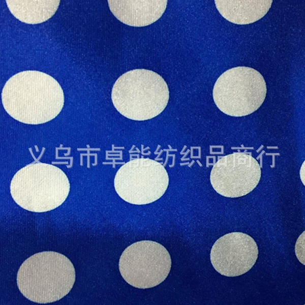 2cm royal blue background white dots