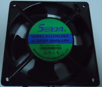 台湾SUNDA散热风扇 SA1238A2HSL 工控机箱排风扇 AC 220V 12038