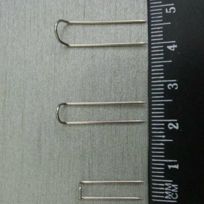 供应针双脚针插花针U形针挂勾配件出口圣诞树插卡环保针|ms