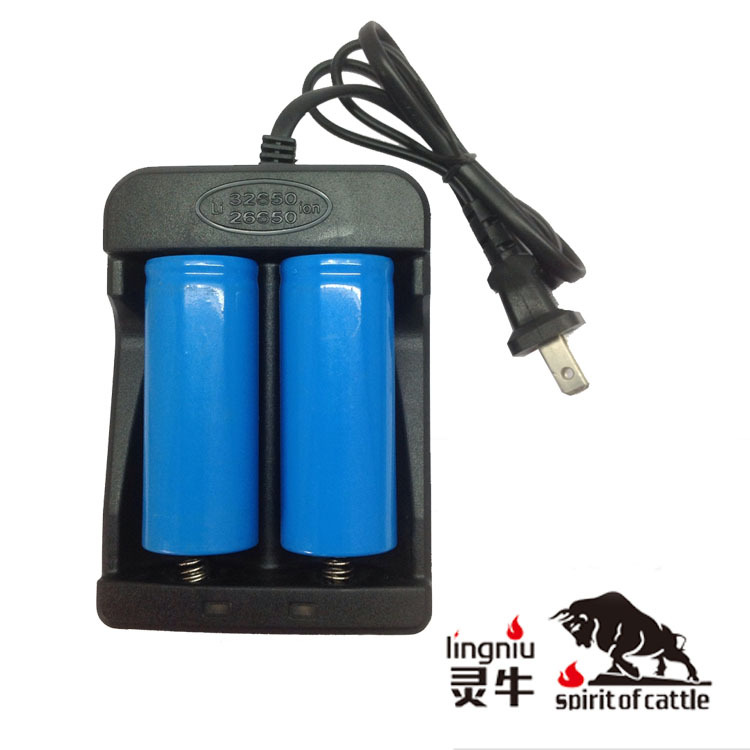 32650美规双充 FCC认证 4.25V 26650 18650电池充电器  厂家直供