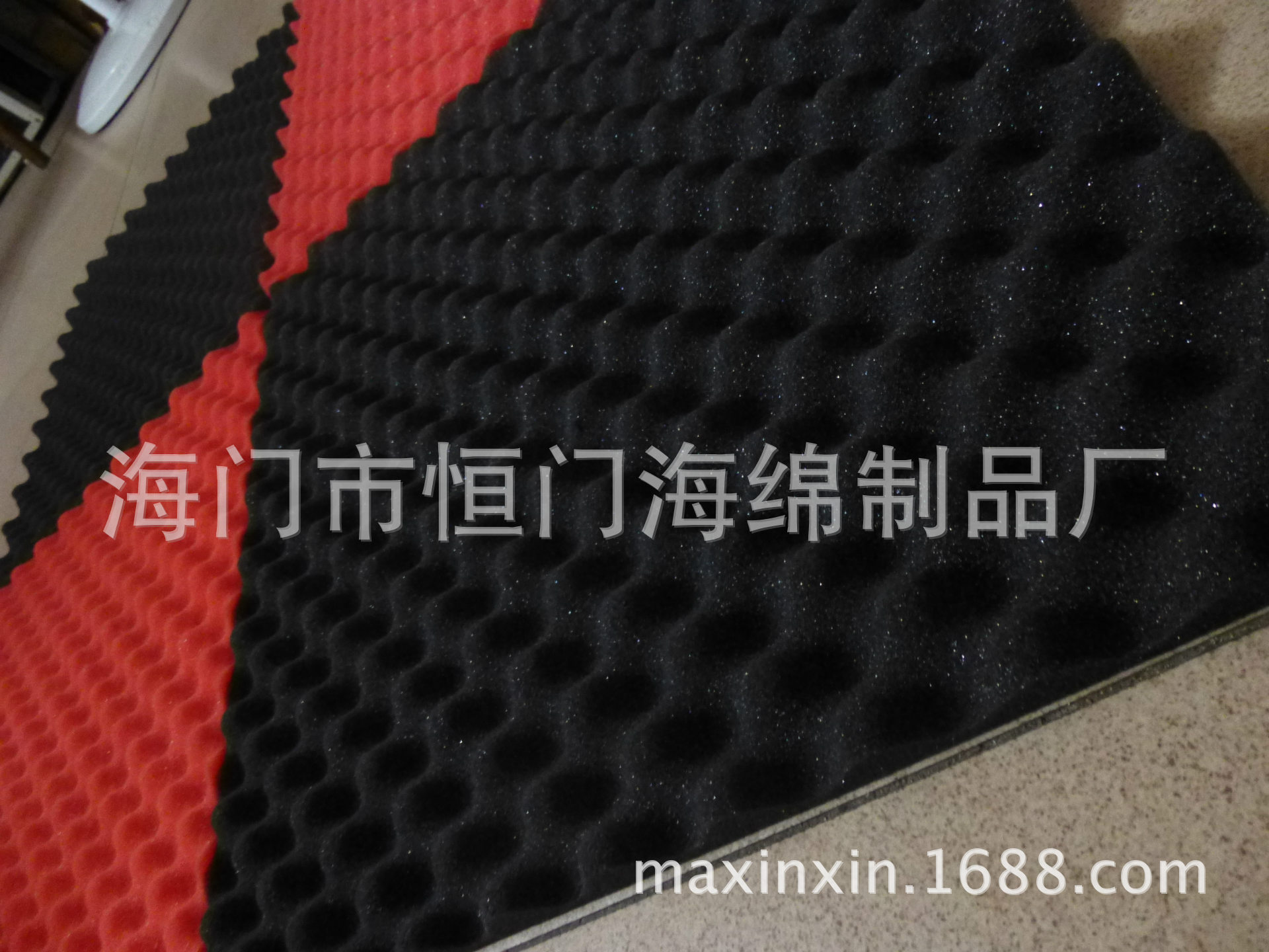 direct deal High Density wave Soundproofing sponge High resilience Sound-absorbing sponge Supports custom
