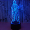 New firefighters Yayli 3D illusion light visual stereo light touch 3D light color gradient small night light