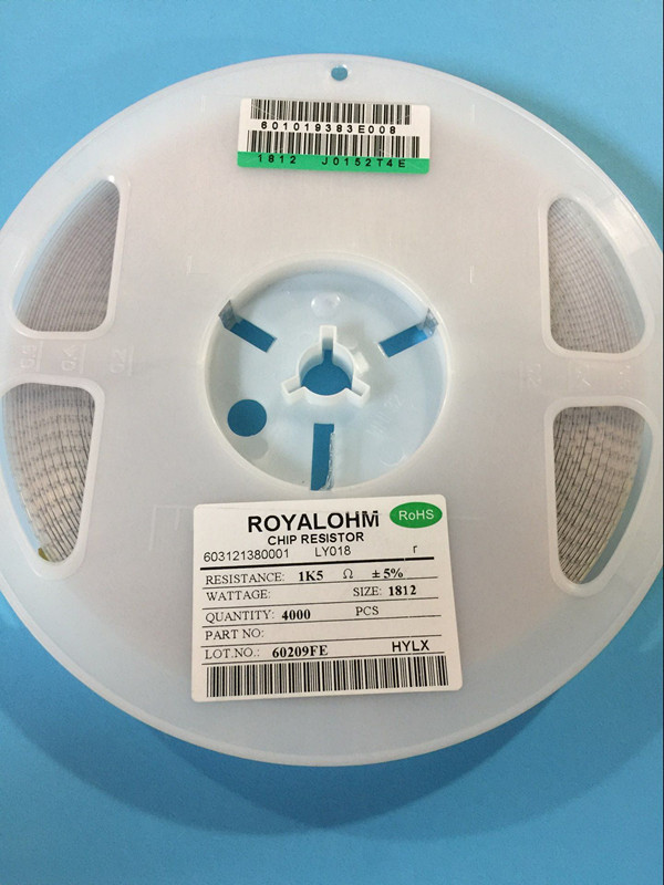 贴片电阻厚声UNIOHM 1812 5% 3/4W 1.5K        