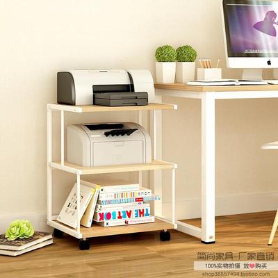 打印机架子桌柜复印机可定制移动多层储物架办公收纳置物架主机架