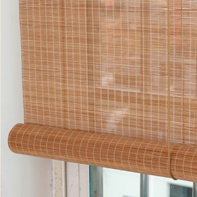 Bamboo Bamboo Curtain Bamboo roller blinds Fabric Partially Prepared Products Angelina 1.5 Thin bamboo weave Bamboo Bamboo Raw materials