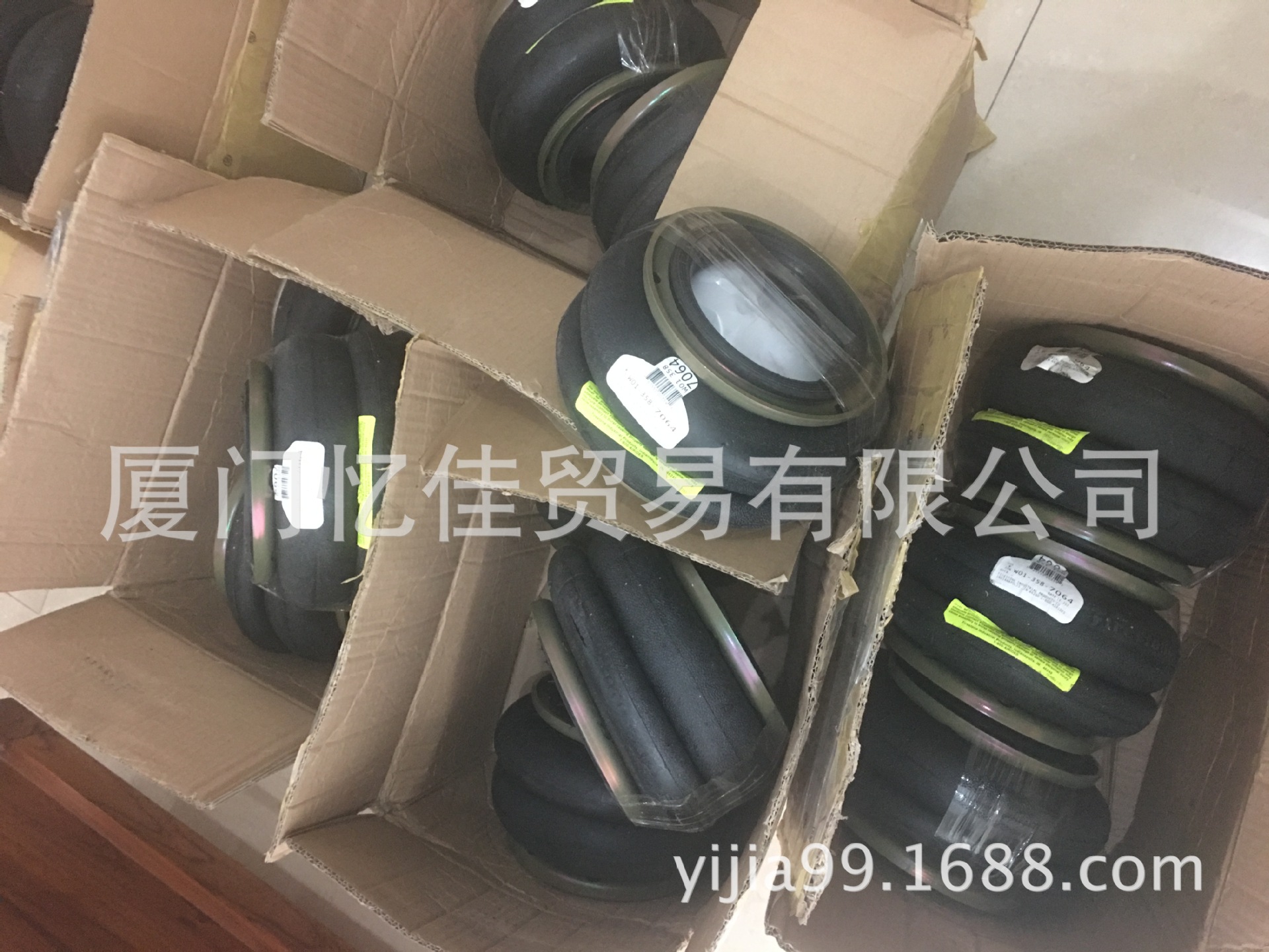 FIRESTONE卡箍式橡胶空气弹簧减震 吊式阻尼弹簧减震器