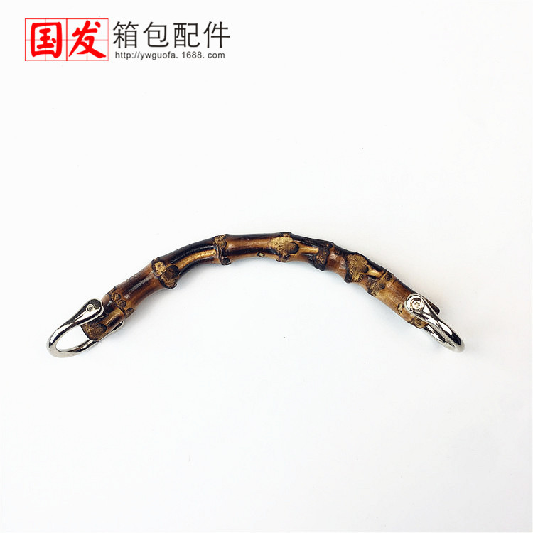 Especial: 15cm bambú brazalete de mano color original portátil bambú verdadero accesorios bolsos de mano   0633 - Mu