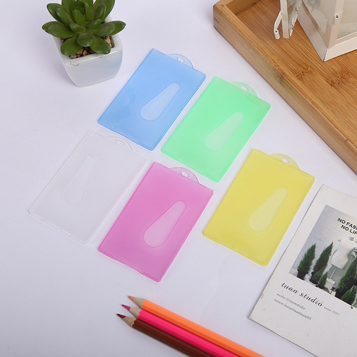 Factory direct supply Korean candy color card holder, bus card holder, bank card holder, ID card holder, document holder