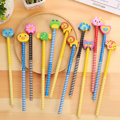 QB017 Cartoon Eraser Head Pencil Student Gift Student Competition Prize Wholesale Unpackaged Bag T